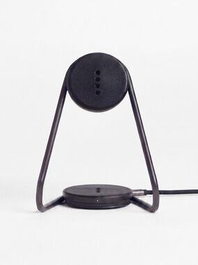 Courant Mag:2 Black Leather MagSafe Dual Device Charging Stand